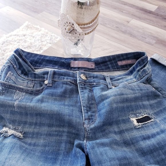 Melissa McCarthy Seven7 Relaxed Girlfriend Jeans 4 NEW - Picture 5 of 5